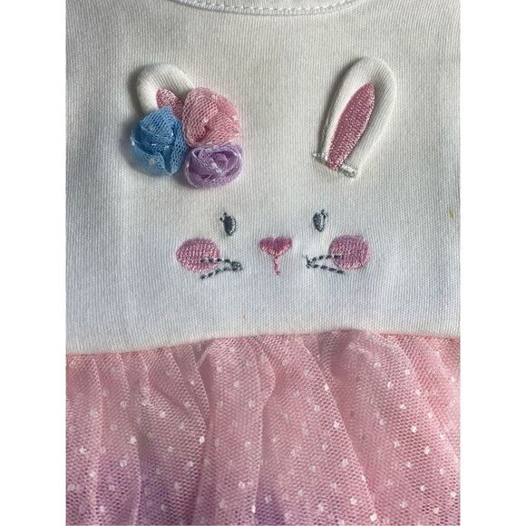 Little Me Baby Girls 12 Months Multi Tier Popover and Matching Headband - Picture 2 of 12